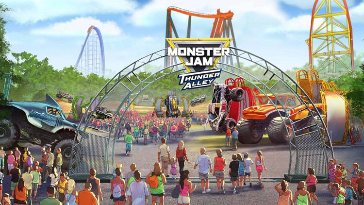 Monster Jam trucks invade Cedar Point; new attraction features a