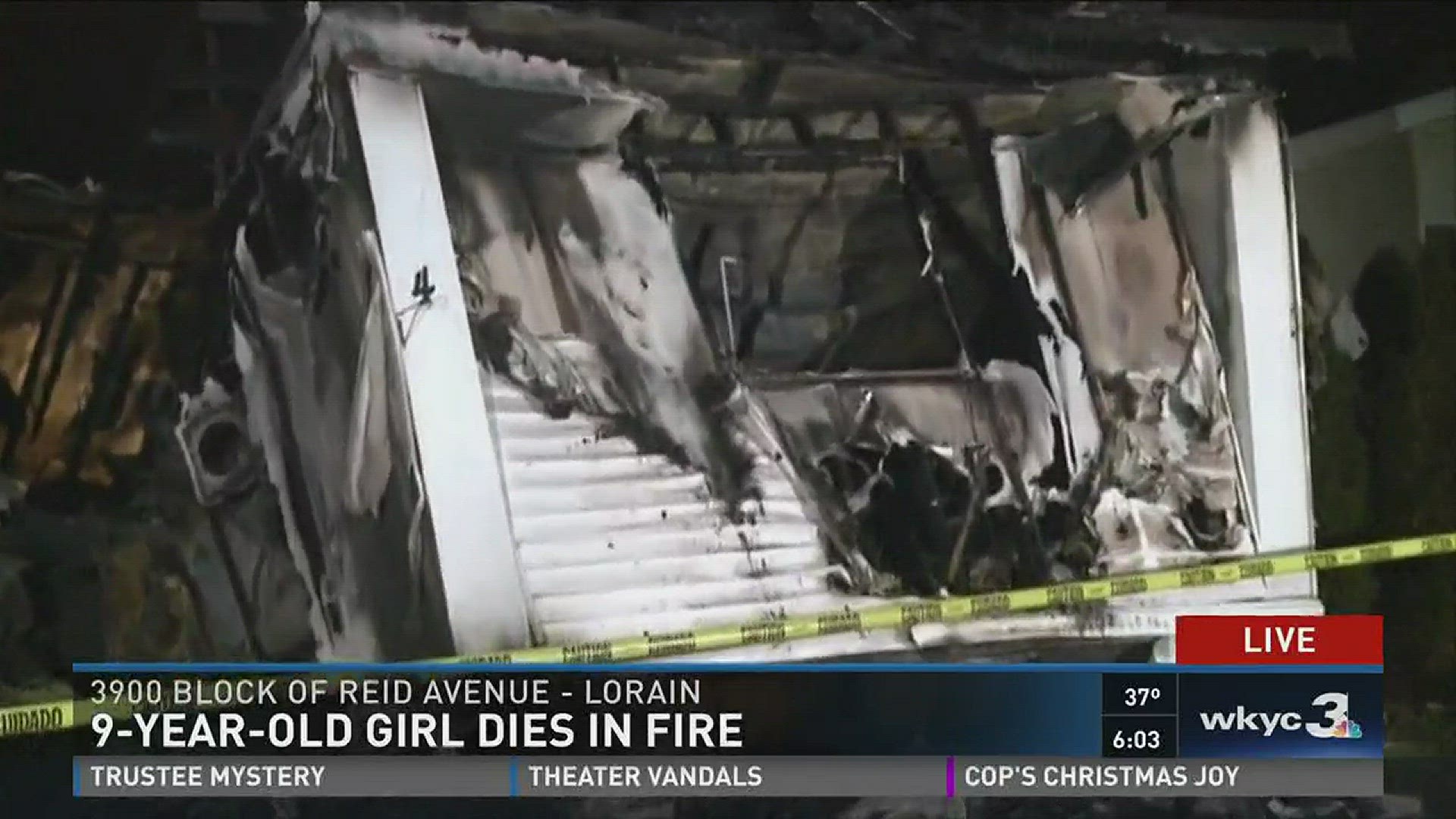 9-year-old girl dies in Lorain mobile home fire | wkyc.com