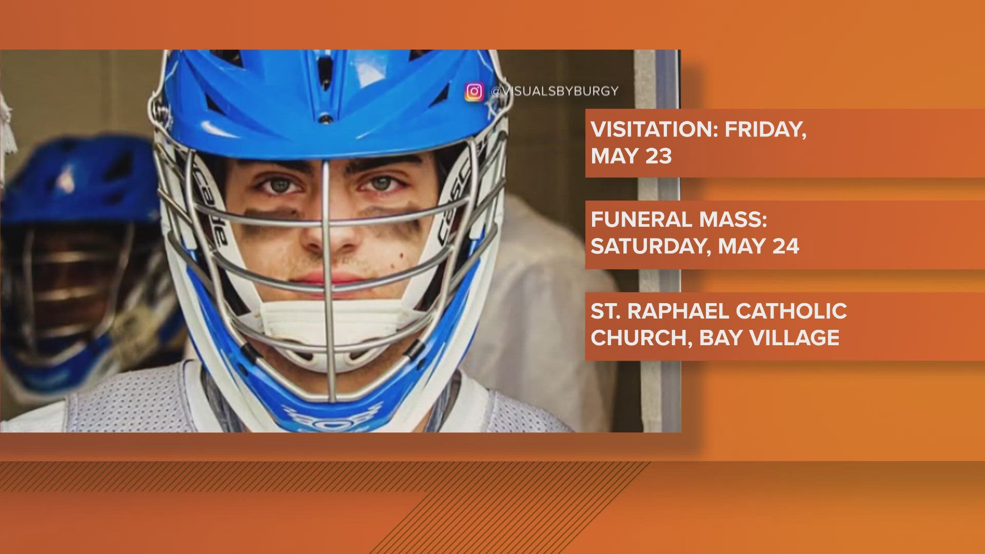 Visitation and funeral services will be held for Dylan Veselic next week at St. Raphael Catholic Church in Bay Village.