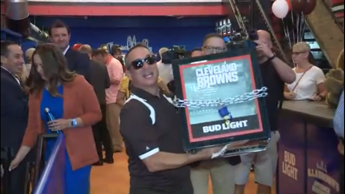 Bud Light to sell Cleveland Browns Victory Fridges at pop-up shop