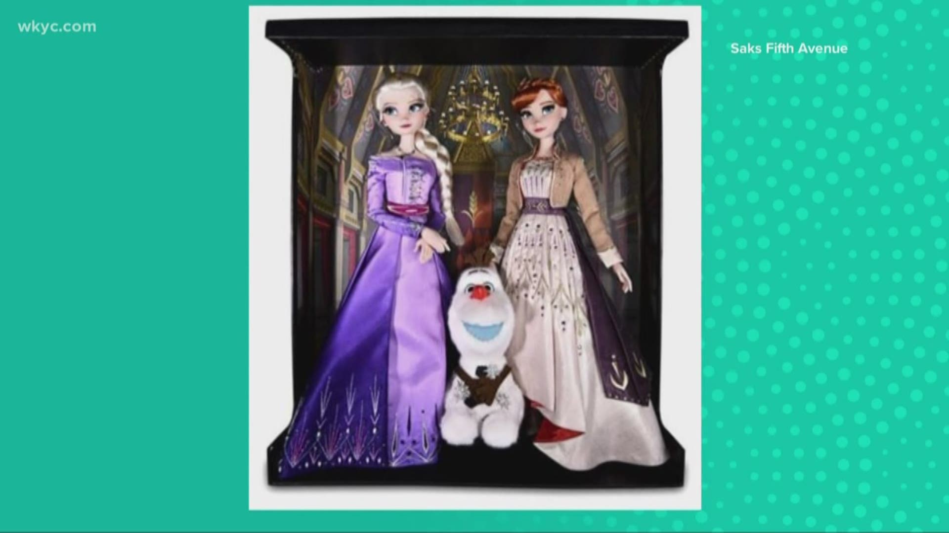 Dec. 10, 2019: Now that's an expensive set of dolls. For $30,000, you can get your hands on a rare 'Frozen II' doll set from Saks Fifth Avenue.