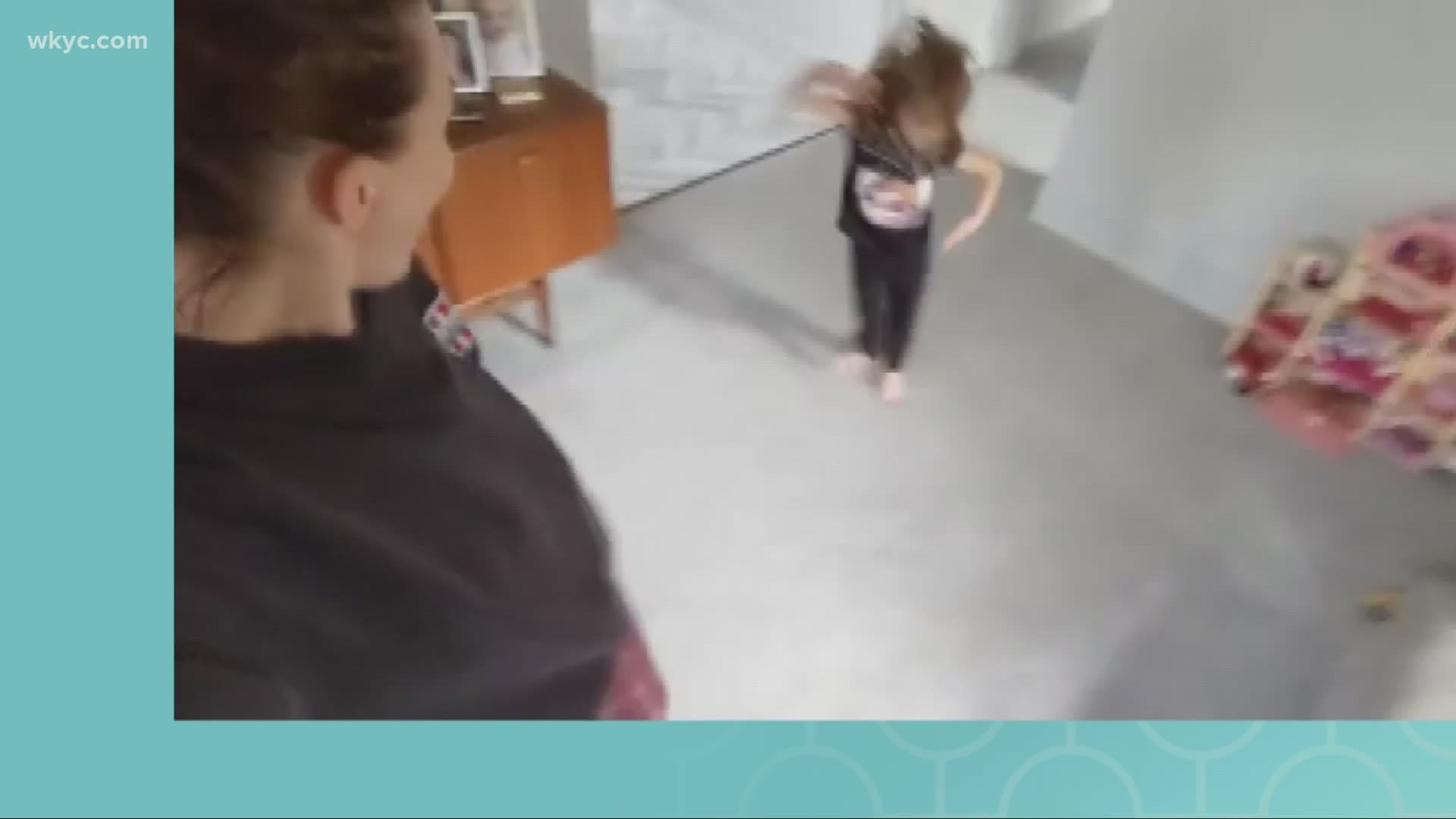 This is such and interesting time. And with so many kids learning virtually, the zoom fatigue can set it. See how out Chief and her baby girl get through!