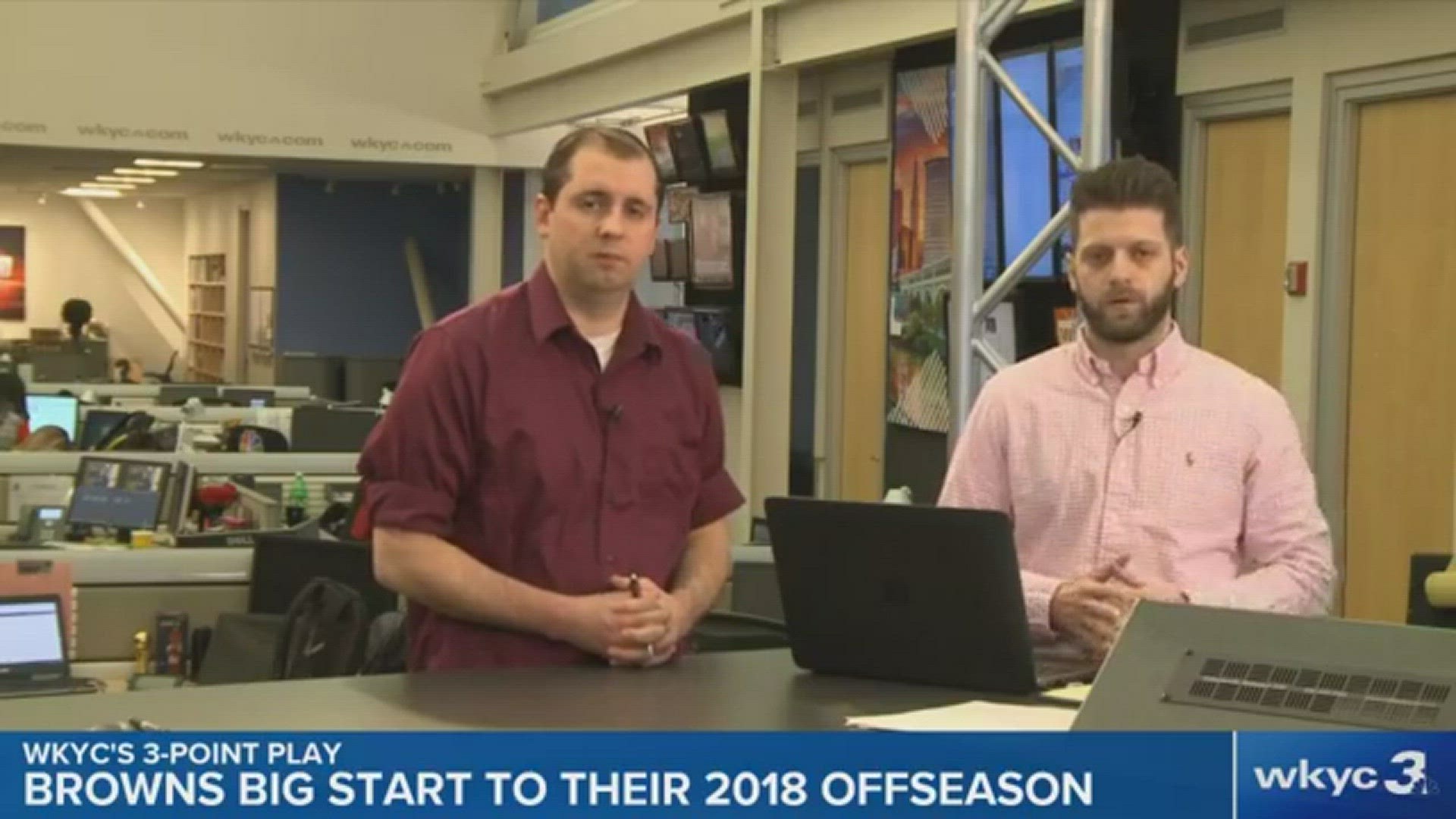 WKYC's Ben Axelrod and Matt Florjancic break down the latest offseason moves of the Cleveland Browns.