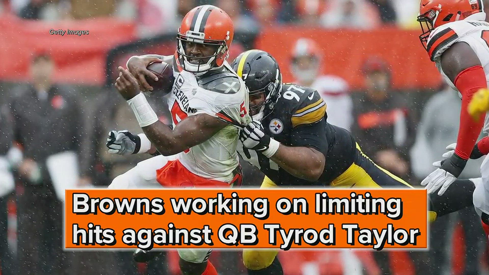 Cleveland Browns working on limiting hits against QB Tyrod Taylor