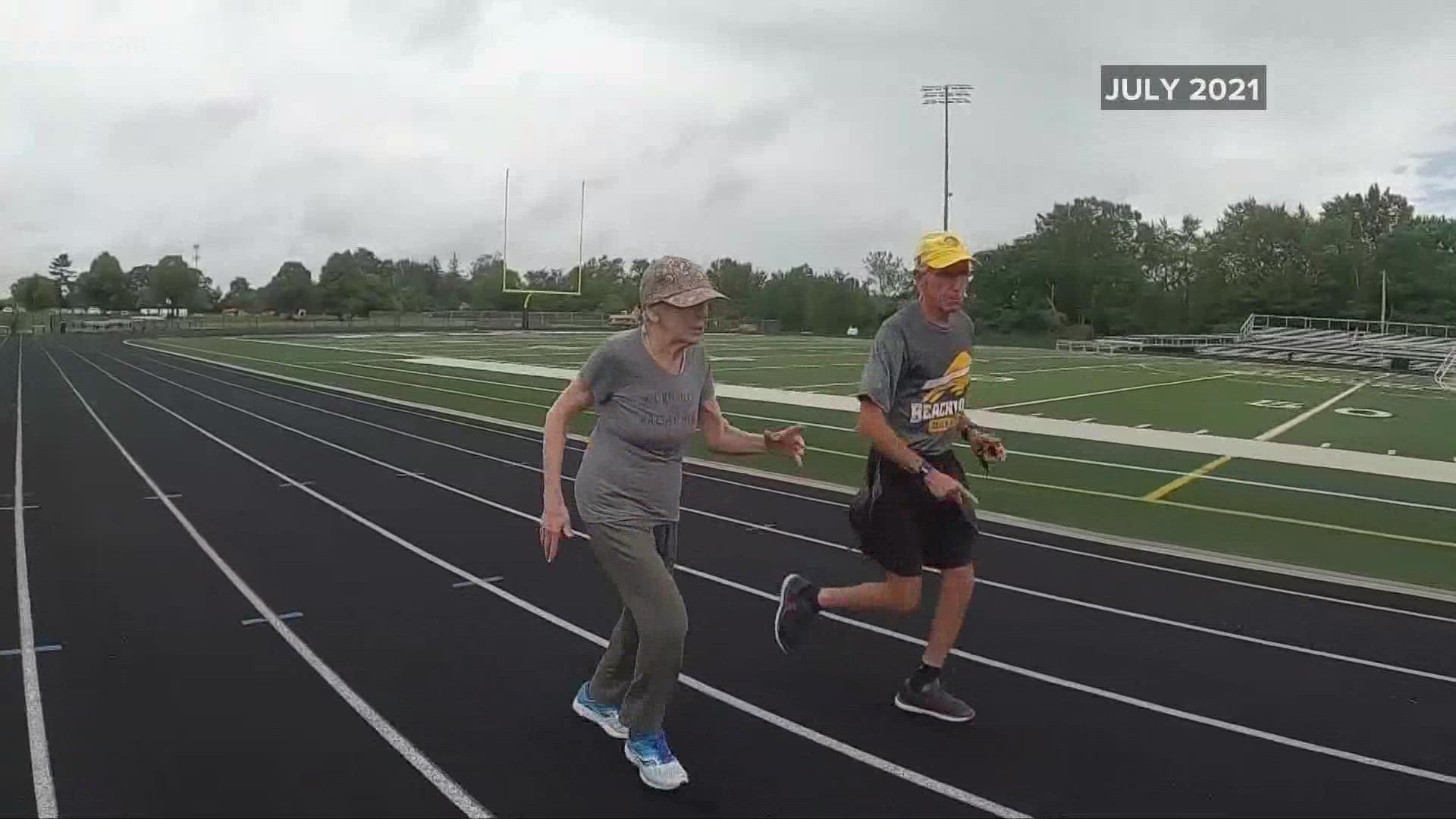 At 100 years old, Lyndhurst's Diane Friedman is a multiple World Record holder in Track and Field.