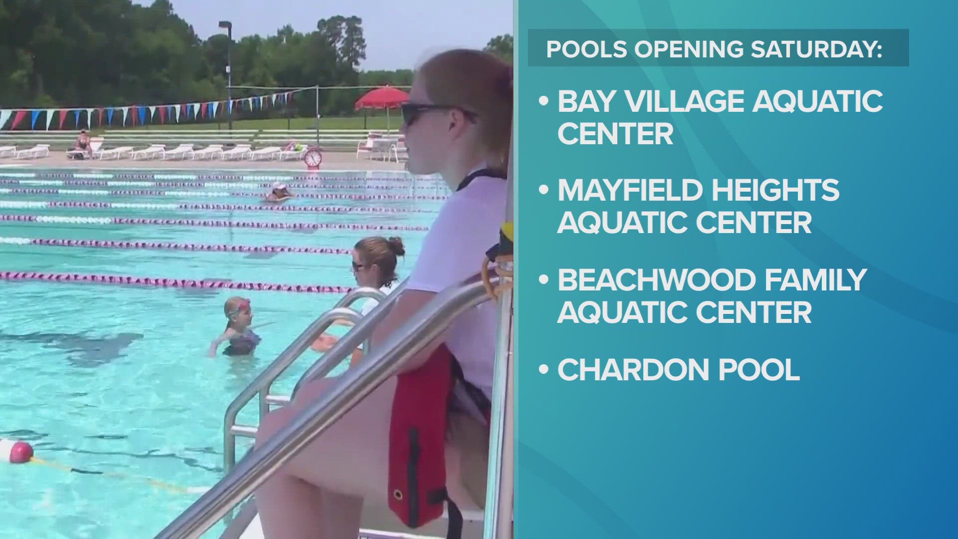 3News has compiled a list of pools and splashpads in Northeast Ohio.