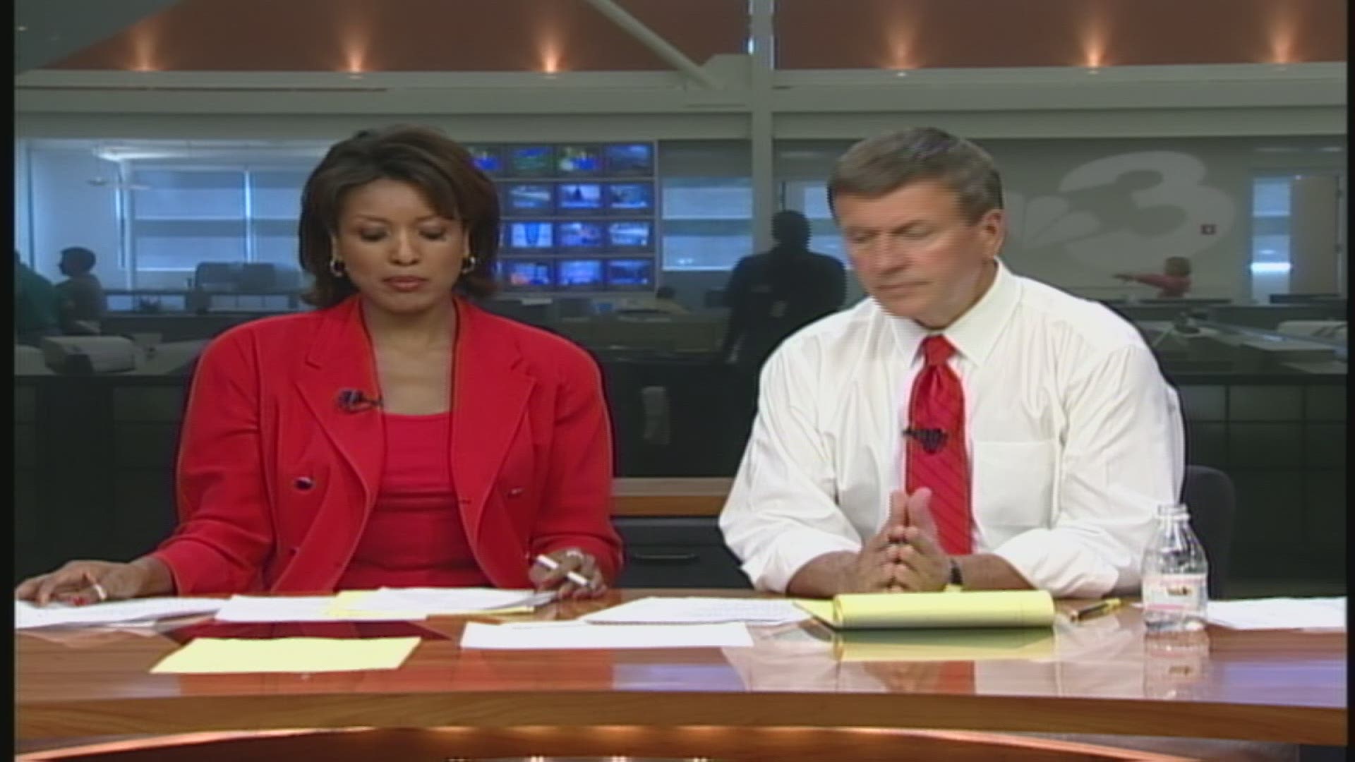 70 moments in WKYC history: Tim White and Romona Robinson broadcast on September 11, 2001