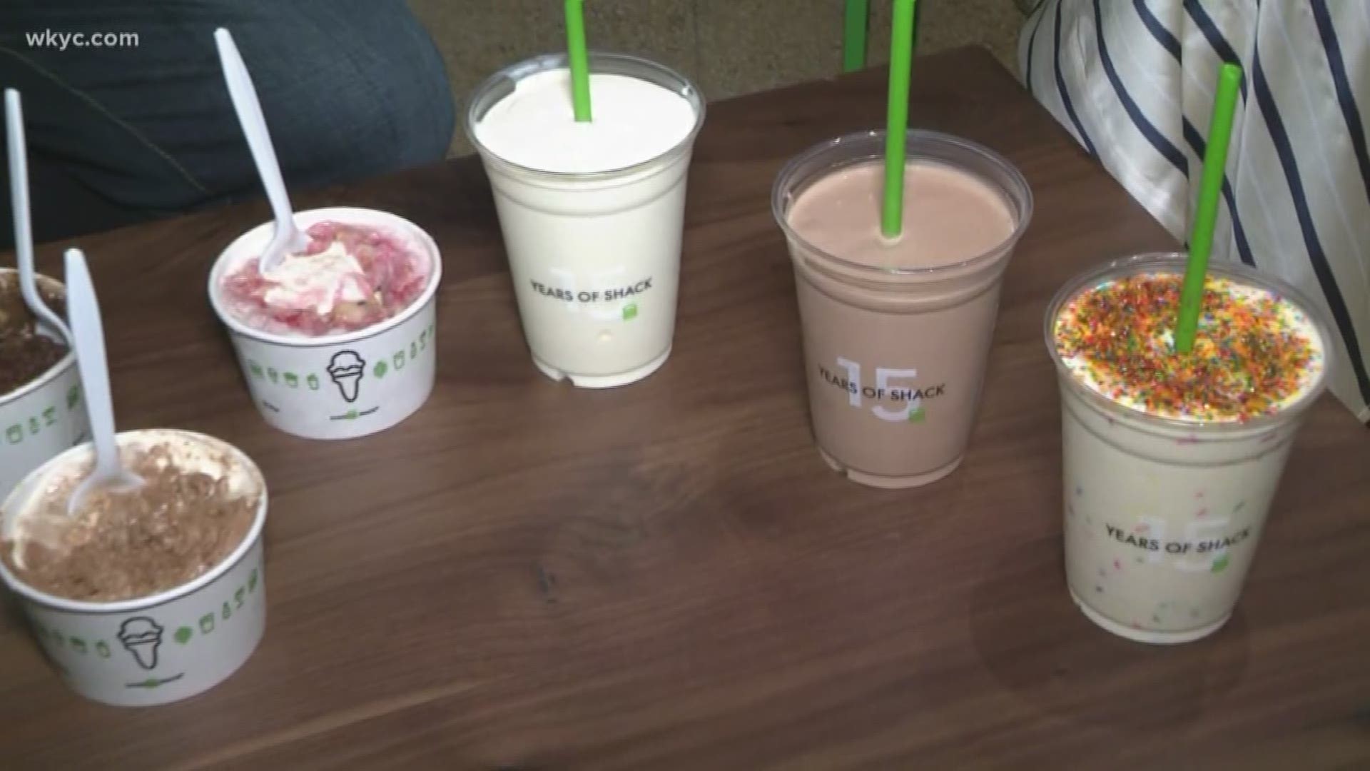 June 20, 2019: Yum! Shake Shack is known for its burgers, crinkle fries and unforgettable ShackSauce. But 'shake' is also in their name for a reason. Yep, the restaurant chain is also famous for their milkshakes, which we explore at the brand new downtown Cleveland location.