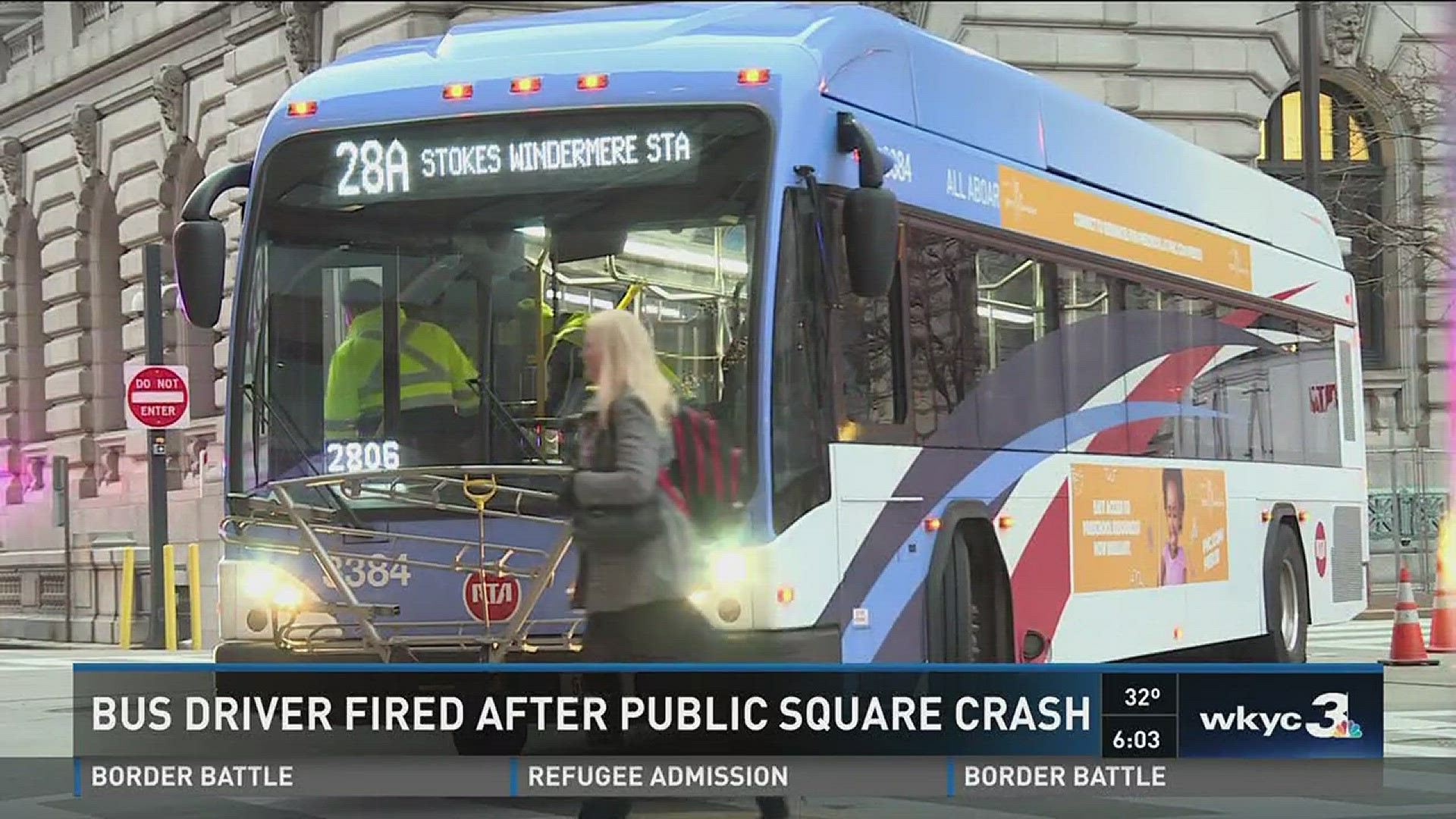 Bus driver fired after Public Square crash