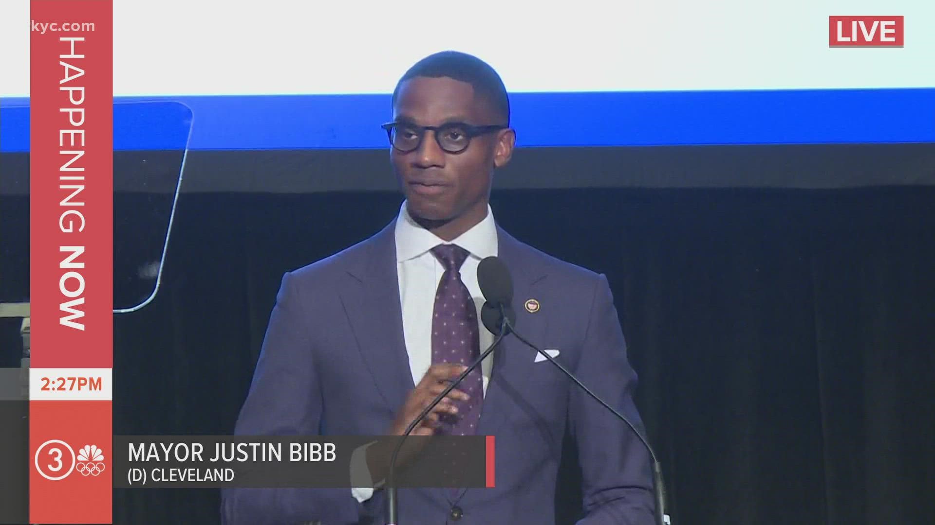 You can watch the ceremonial swearing-in of Justin Bibb in the player above.