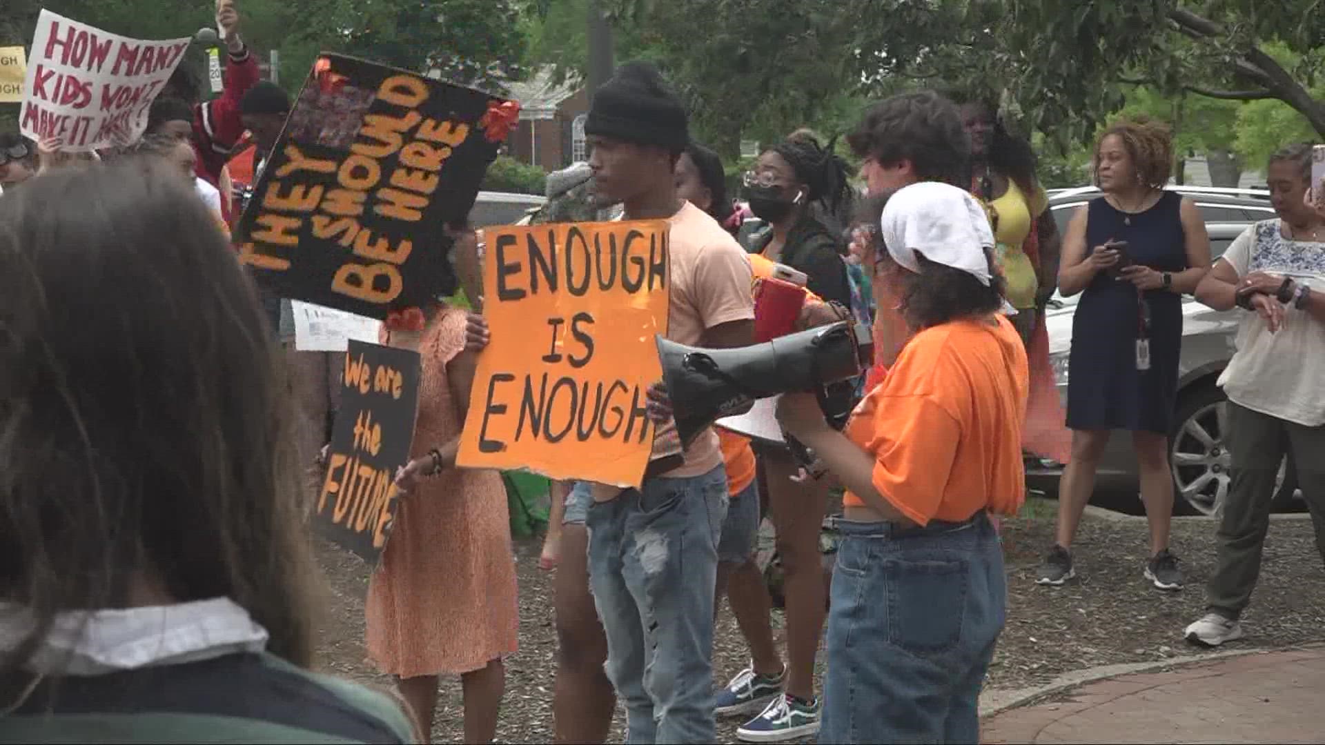 Hundreds of students in the Shaker Heights community walked out of class Thursday to demand change after the deadly school shooting in Uvalde, Texas.
