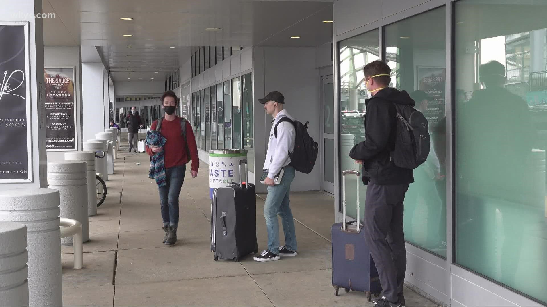 The impact in Cleveland was minute on Christmas Eve. But flight cancellations moving forward remain uncertain, especially in the next 10 days.