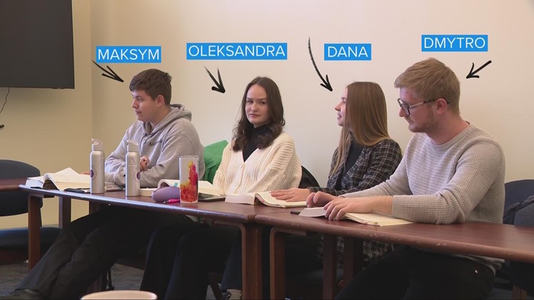 Four Ukrainian students further their education at Ashland University amidst war