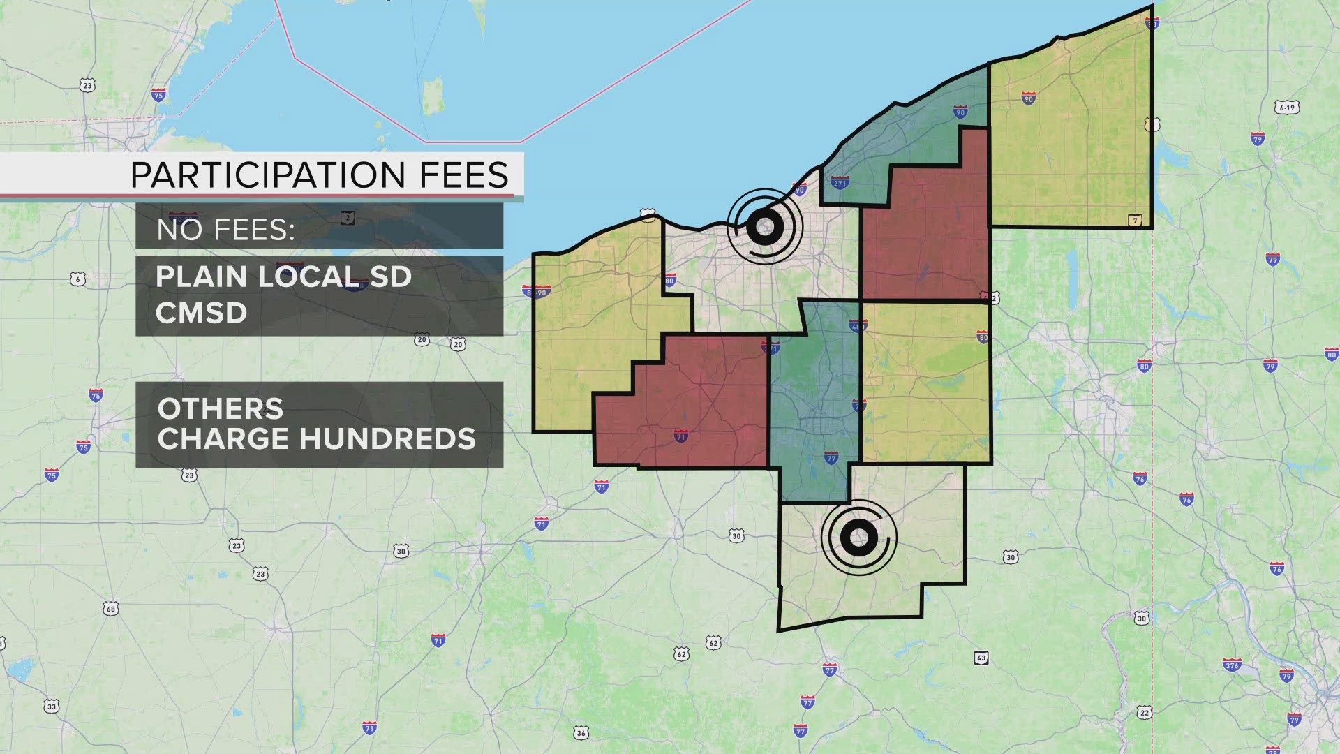 Numbers from 50-plus districts in nine counties paint a complicated picture, with parents often paying hundreds of dollars just to get their kids on teams.