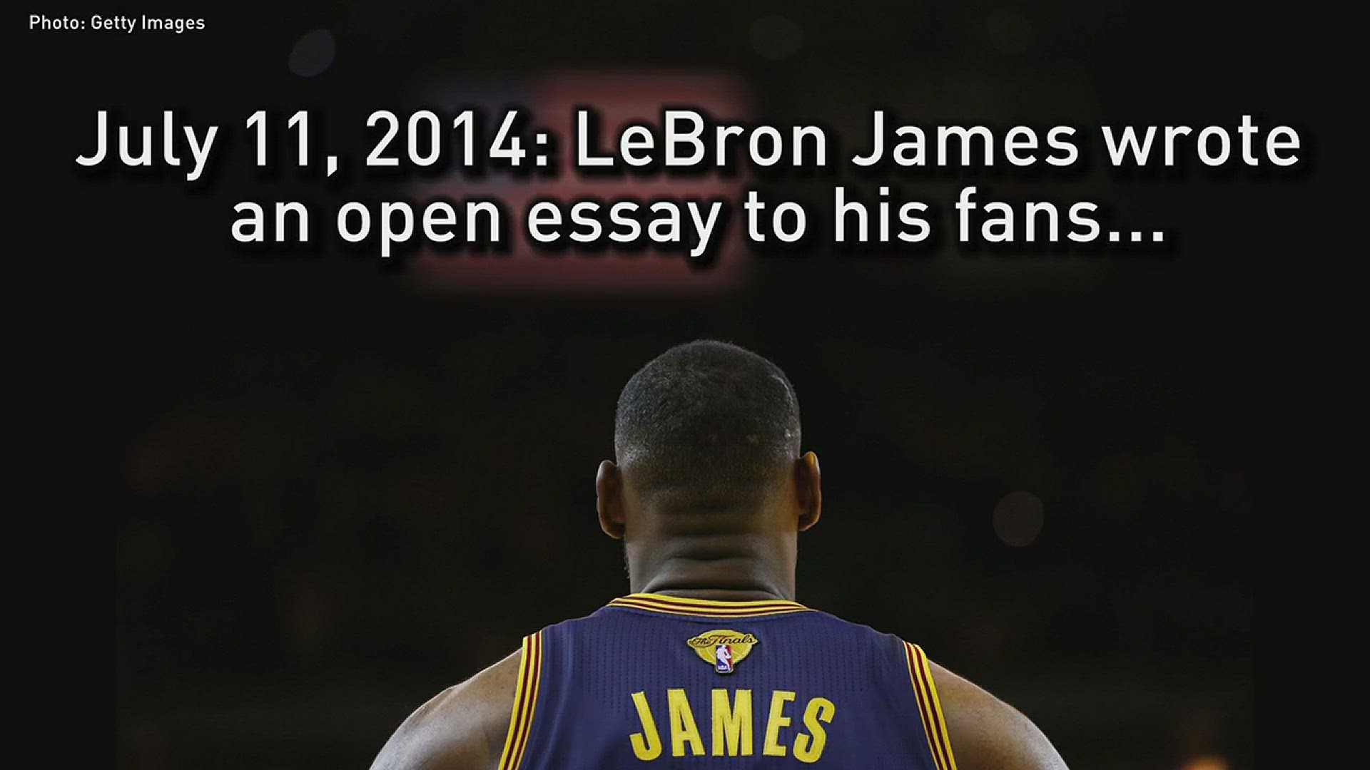 The LeBron James picture that shows we no longer watch sport in person