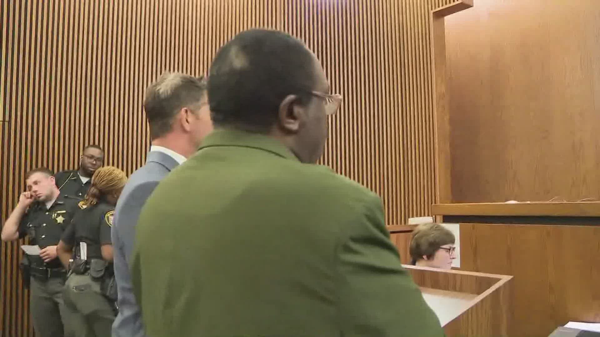 May 28, 2019: Wiley Bridgeman, a man who spent 39 years behind bars for a crime he didn’t commit, was in court Tuesday morning to face charges connected to a deadly crash. During Tuesday's brief court hearing, bond was continued at $100,000 with a pretrial date set for Tuesday, June 4 at 9 a.m. Bridgeman allegedly struck two road workers on Cedar Road in University Heights near the intersection at Green Road back on March 28. One of the victims, 54-year-old David Sollars of Rocky River, later died.