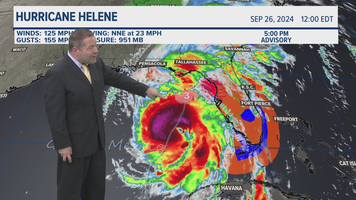 Cleveland area weather forecast: All eyes on Hurricane Helene as remnants bring wind, rain | wkyc.com