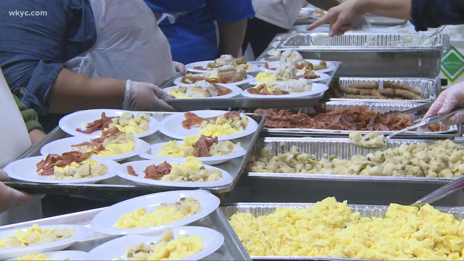 Several organizations in Northeast Ohio are providing food free of charge.