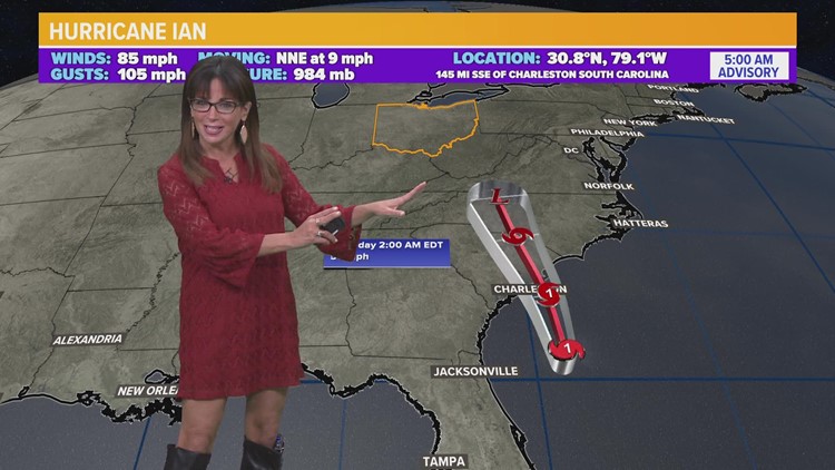 Will remnants of Hurricane Ian impact us in Northeast Ohio? Tracking updates on the storm's path