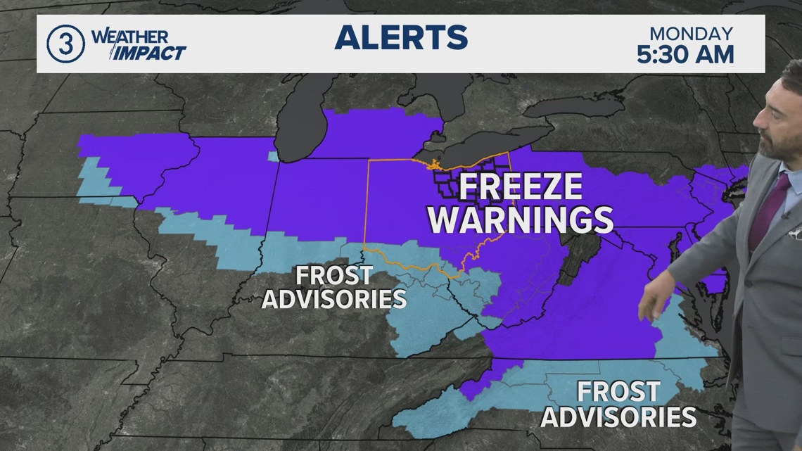 Freeze Warning issued for all of Northeast Ohio | wkyc.com