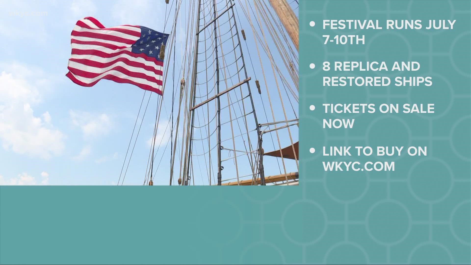 It’s back! The Cleveland Tall Ships Festival is making a return to the city’s waterfront this summer from July 7-10.