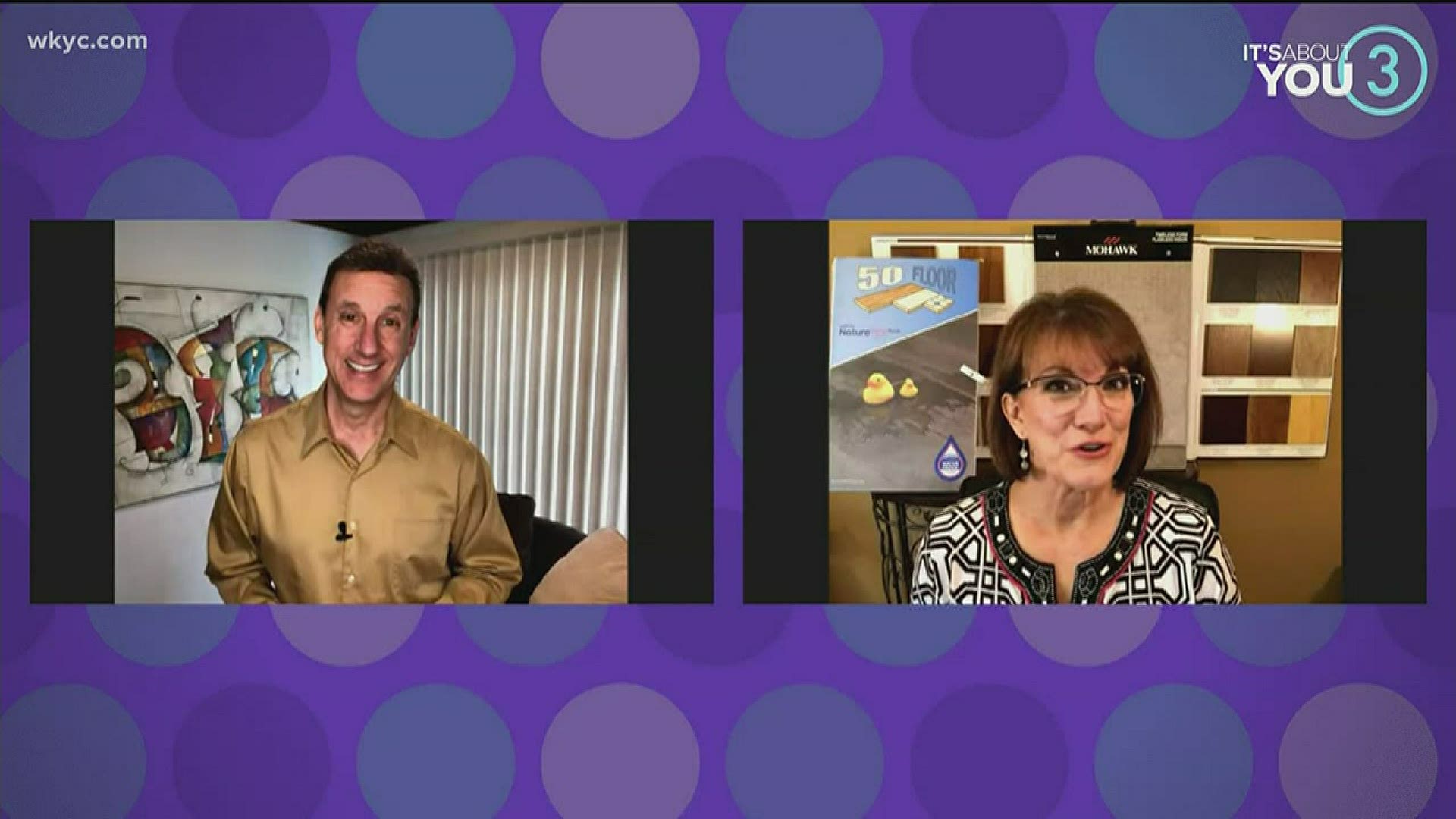 Joe and our good friend Judy talk 50 Floor and their free installation offer along with safe, in-home viewings so you can see exactly what your floor will look like.