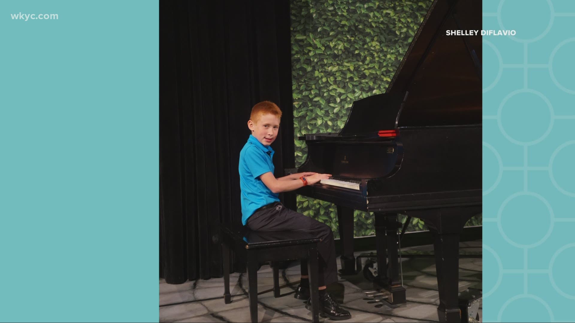 We're all feeling the blues from COVID-19. But in a contest for his school, one local boy shared his feelings through music.