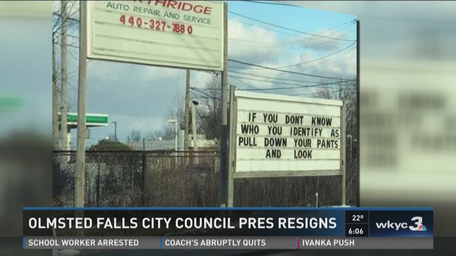 Olmsted Falls City Council Pres resigns