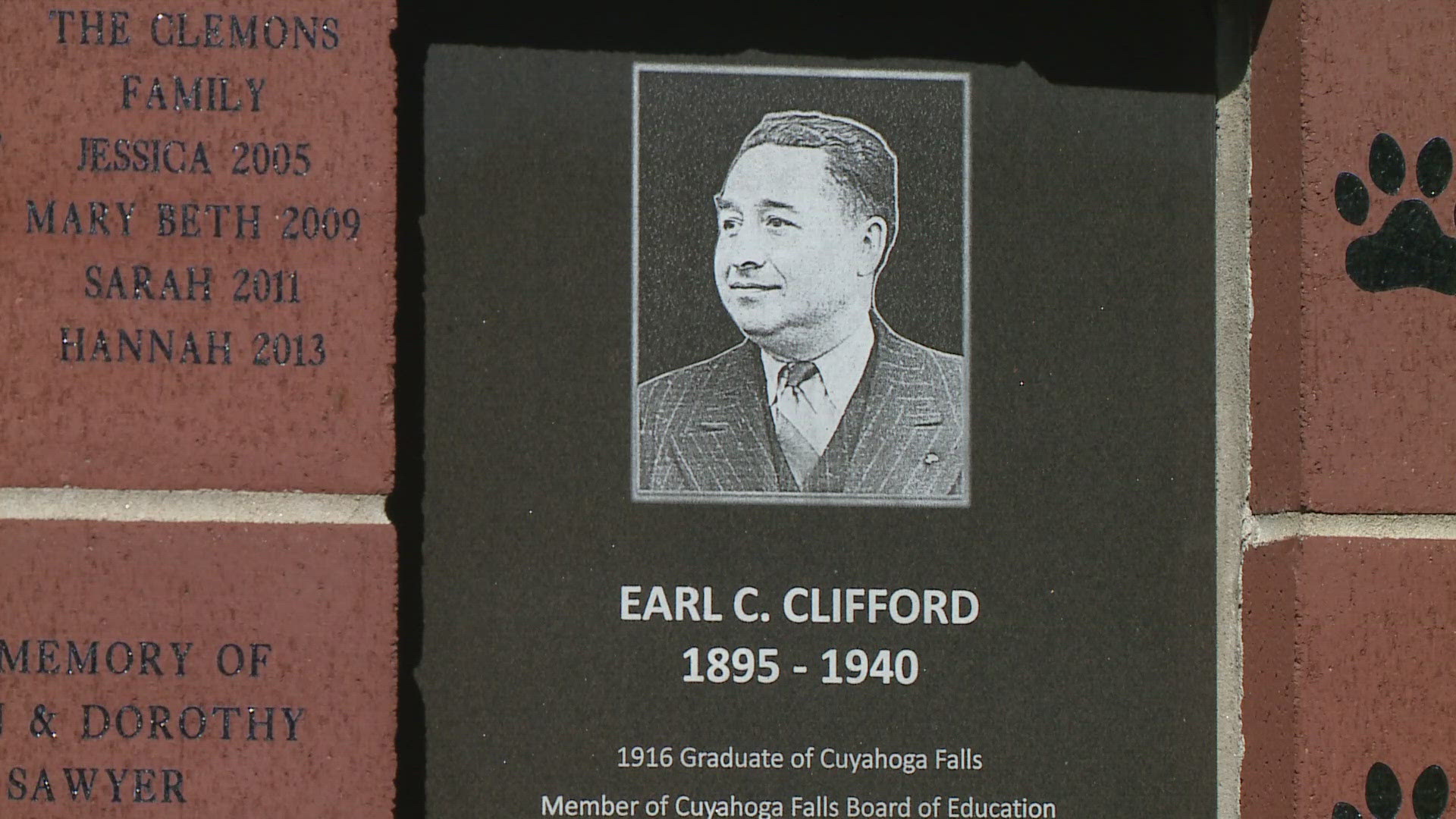 Earl Clifford brought bleachers and lights to high school football in the late 1930s, but was killed in the 'Doodlebug disaster' before he saw his idea realized.