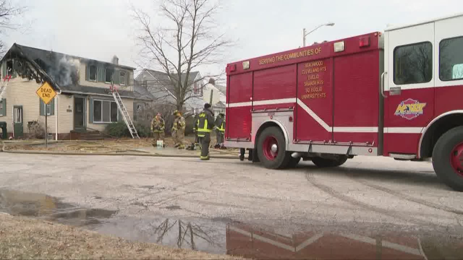 Fire at Euclid home causes significant damage