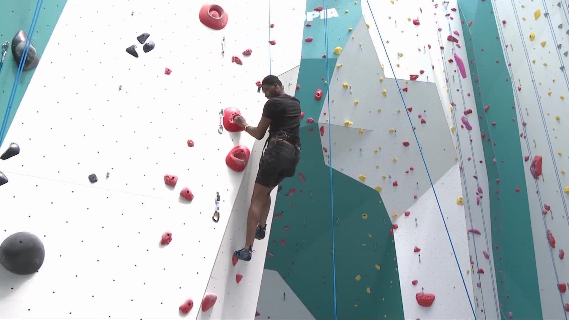 The gym is reaching new heights with its state-of-the-art climbing areas!