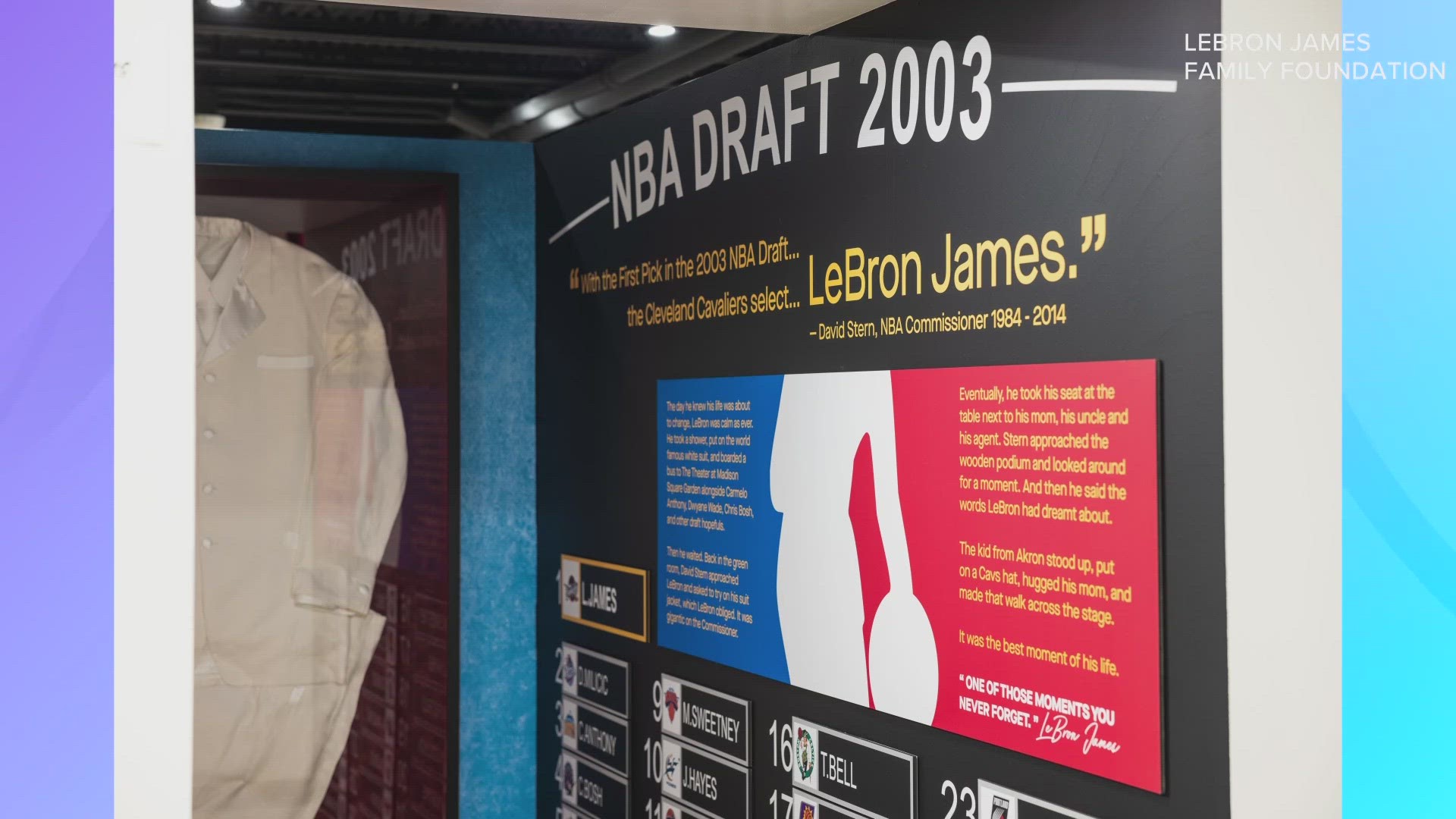 "LeBron James' Home Court" is set to open on November 25. Tickets to the museum are on sale and cost $23.