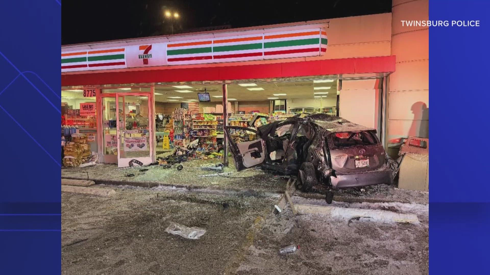 Rashed Driver Driver crashes into Twinsburg 7-Eleven, causing damage | wkyc.com