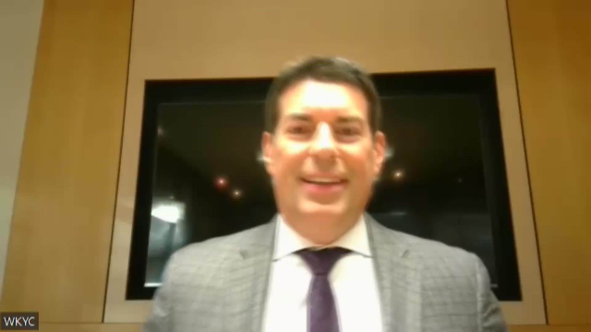Election Day 2022 is here. 3News' Dave Chudowsky spoke with Ohio Secretary of State Frank LaRose to discuss the process, election security and new voting stickers.