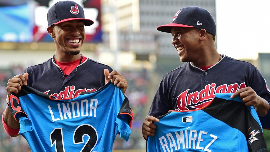 Indians add two more All Stars: Lindor and Hand joining Santana on