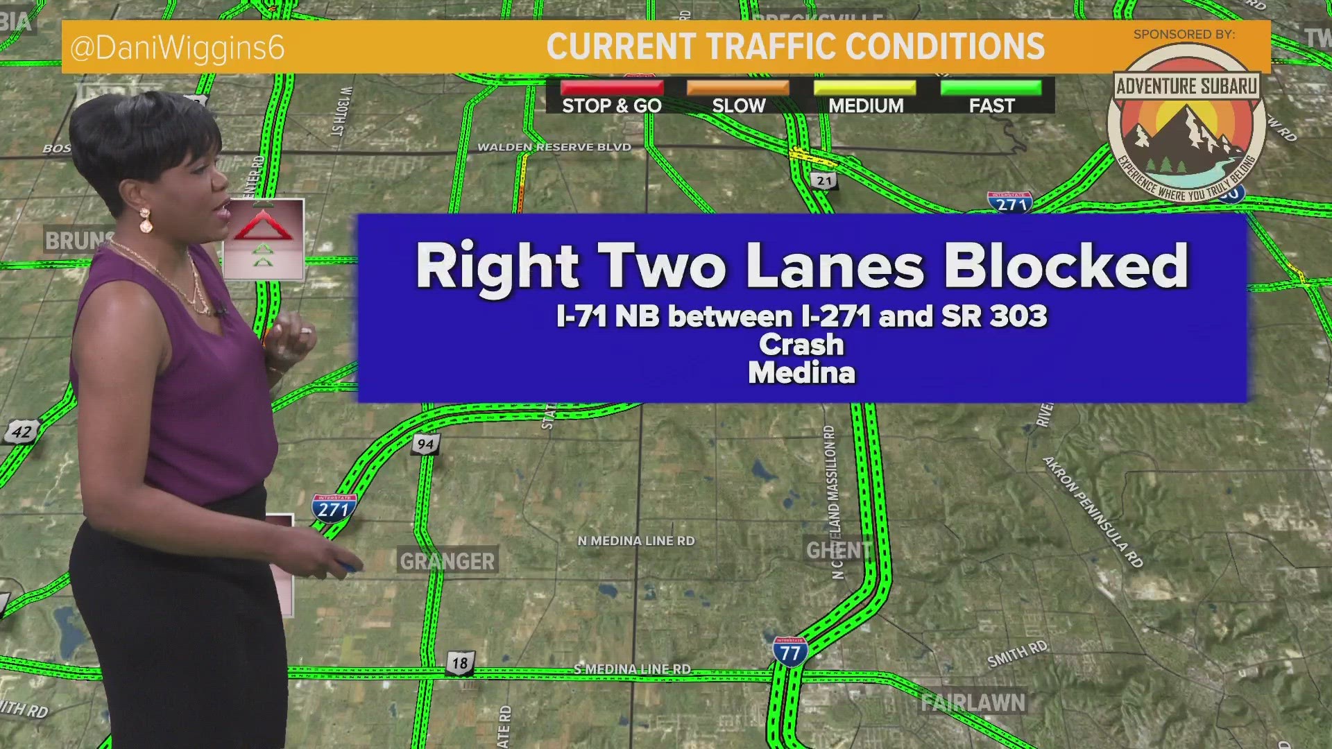 Crash closes lanes on I 71 North between I 271 and Route 303