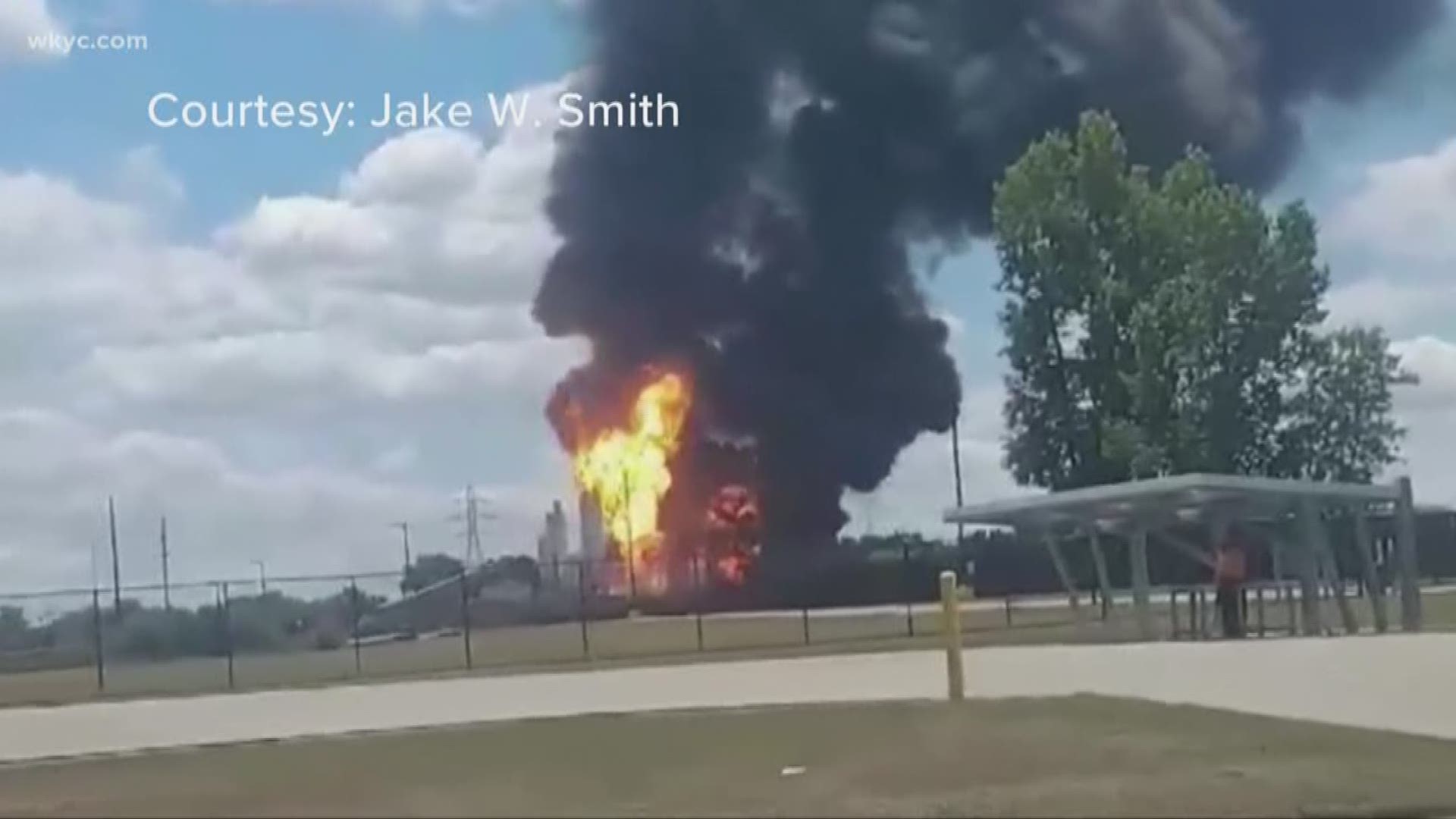 Chemical explosion in Akron