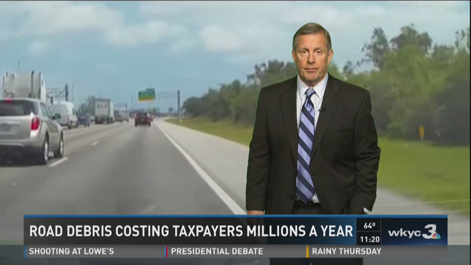 Road debris costing taxpayers millions a year