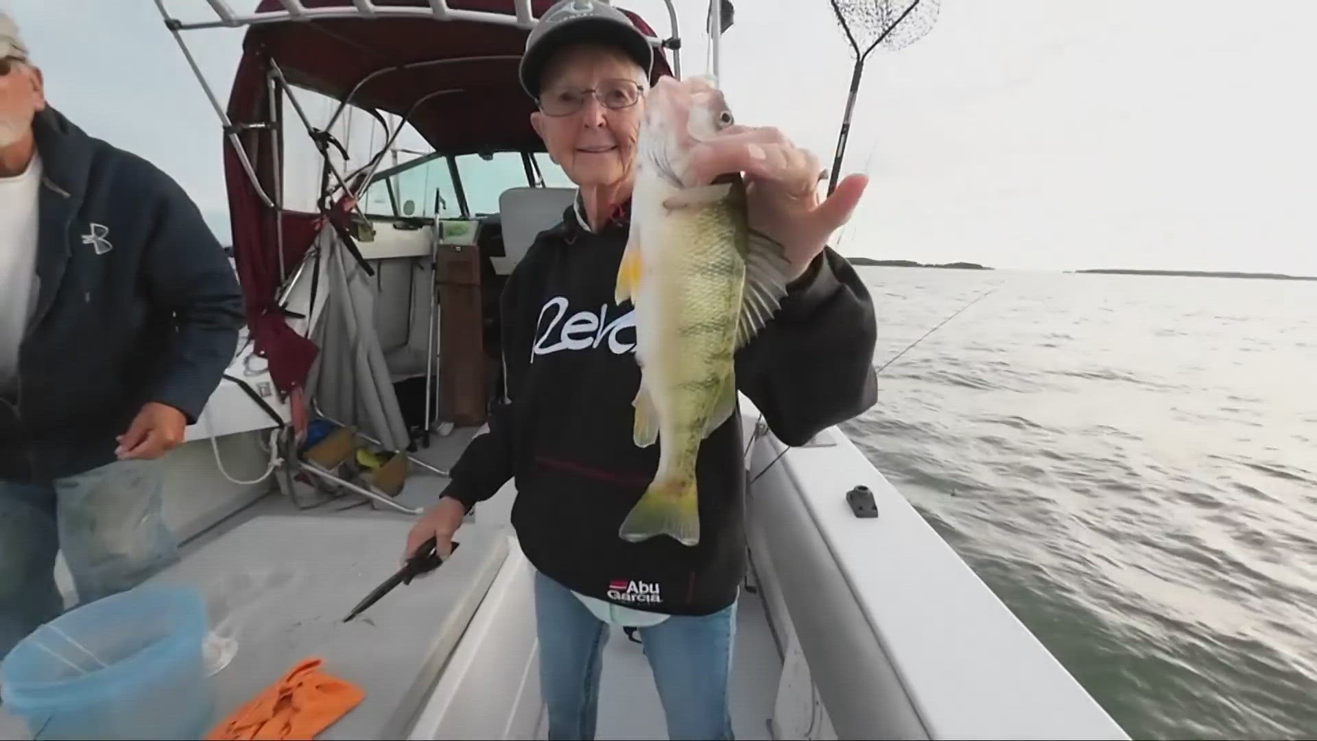 Carole Vukmer of Myrmidon Charters is one of the few woman captains in Lake Erie's sportfishing fleet.