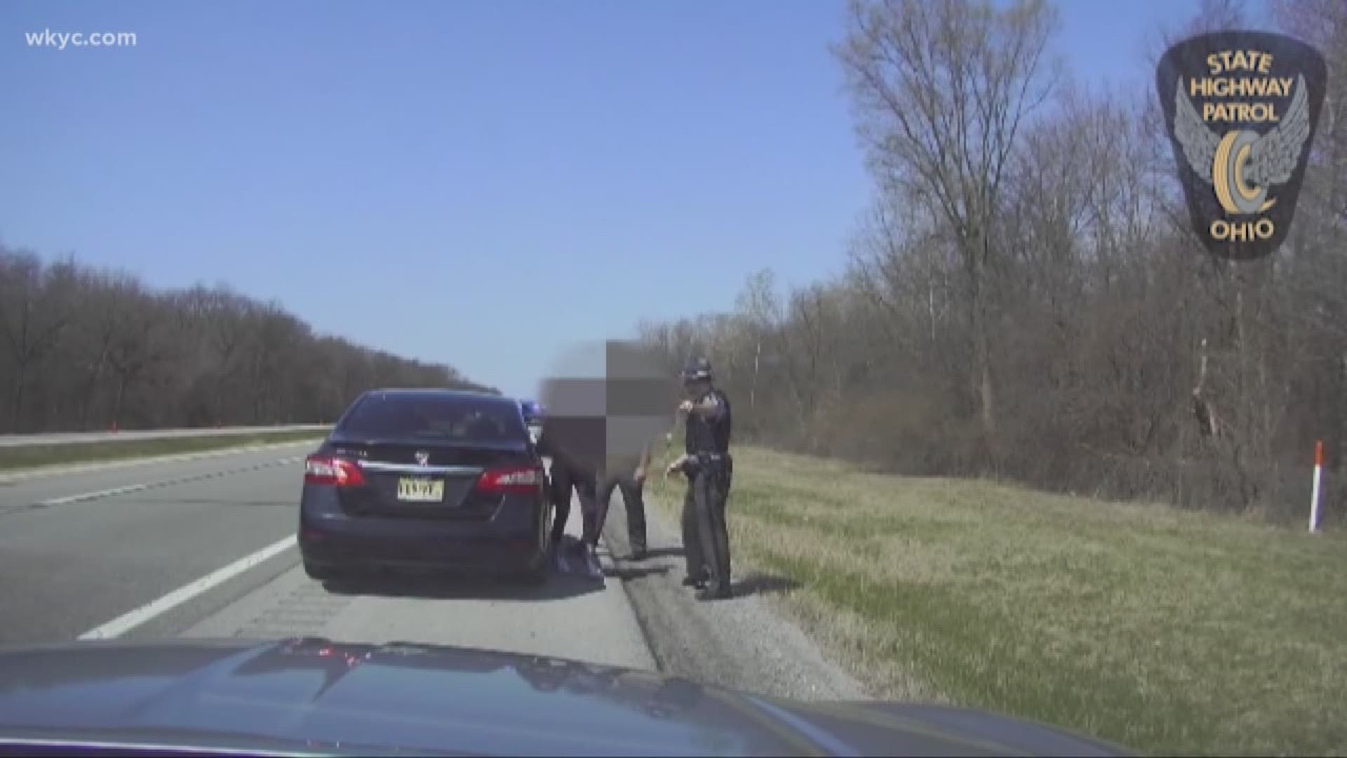 Dashcam video shows how trooper saved human trafficking victim during traffic stop