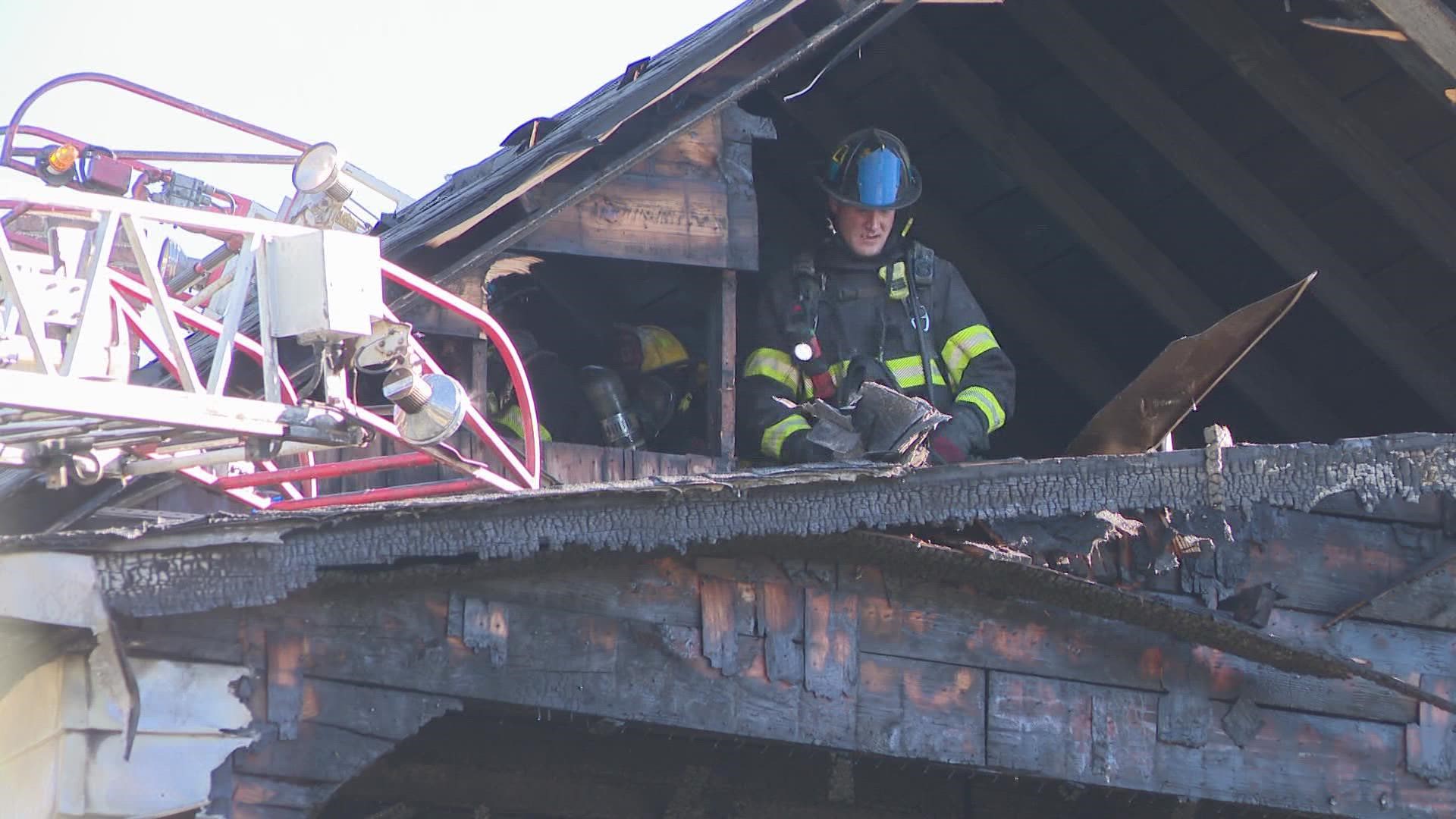 Multiple people, including children, were able to safely escape a fire Monday morning at a four-family unit in the 1500 block of East 174th Street in Cleveland.