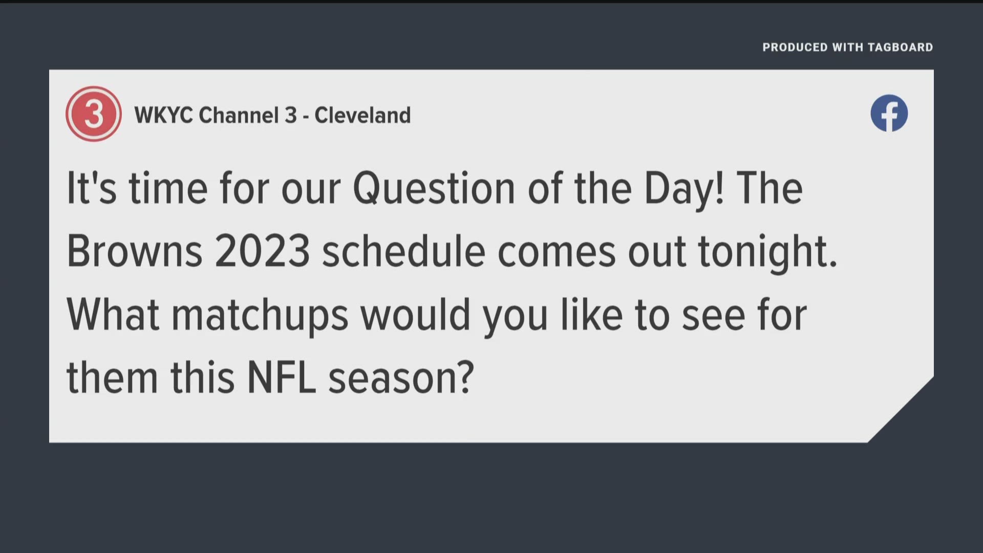 What do you want the Cleveland Browns schedule to look like?