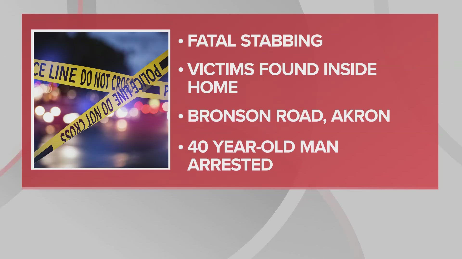 Police allege a man called 911 to report fatally stabbing his mother and critically injuring a 74-year-old man at a home on Bronson Road.