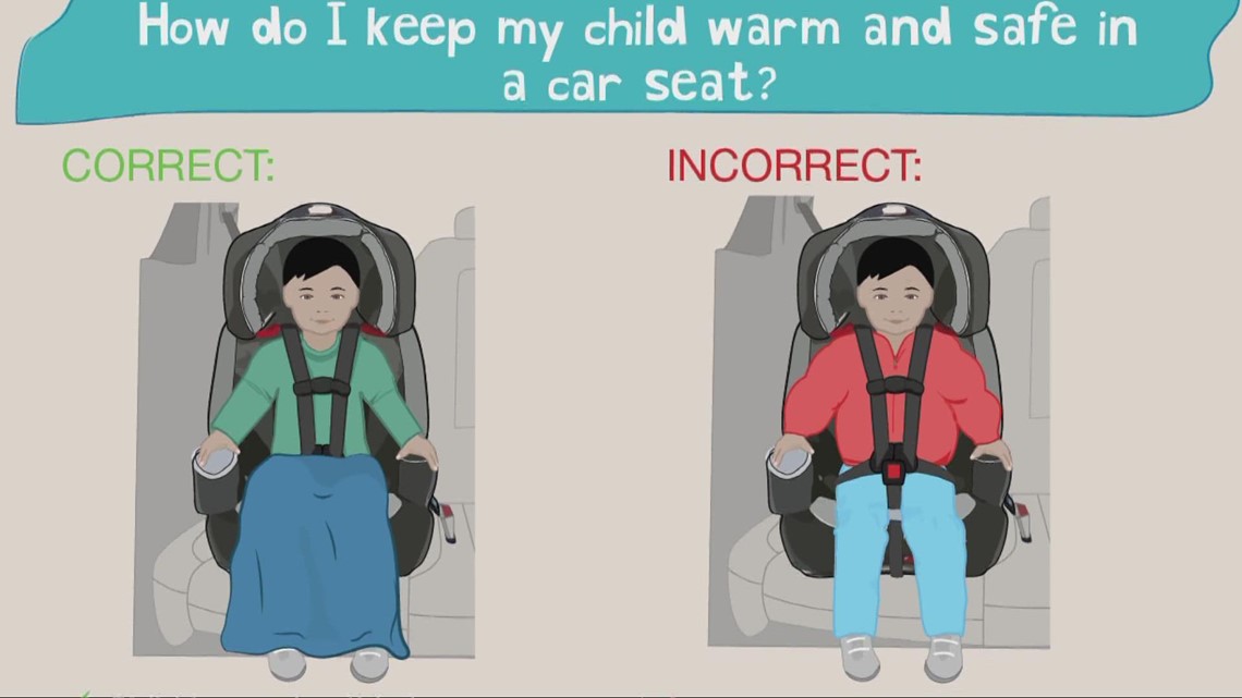 Winter car seat safety tips from UH Rainbow Babies & Children's Hospital to keep your kids safe