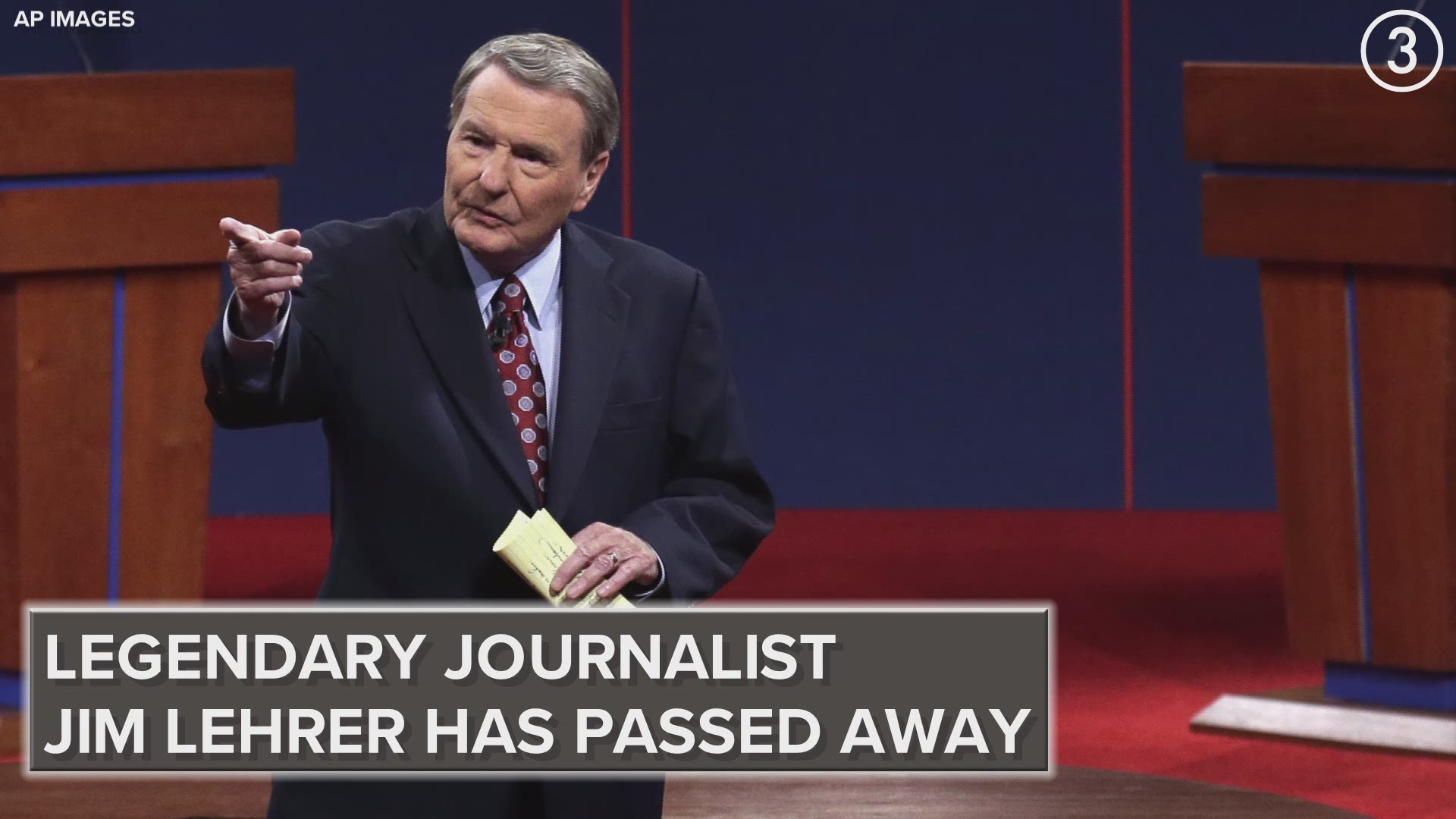 A legend in journalism has died.  For 36 years, Jim Lehrer served as the anchor of PBS NewsHour.