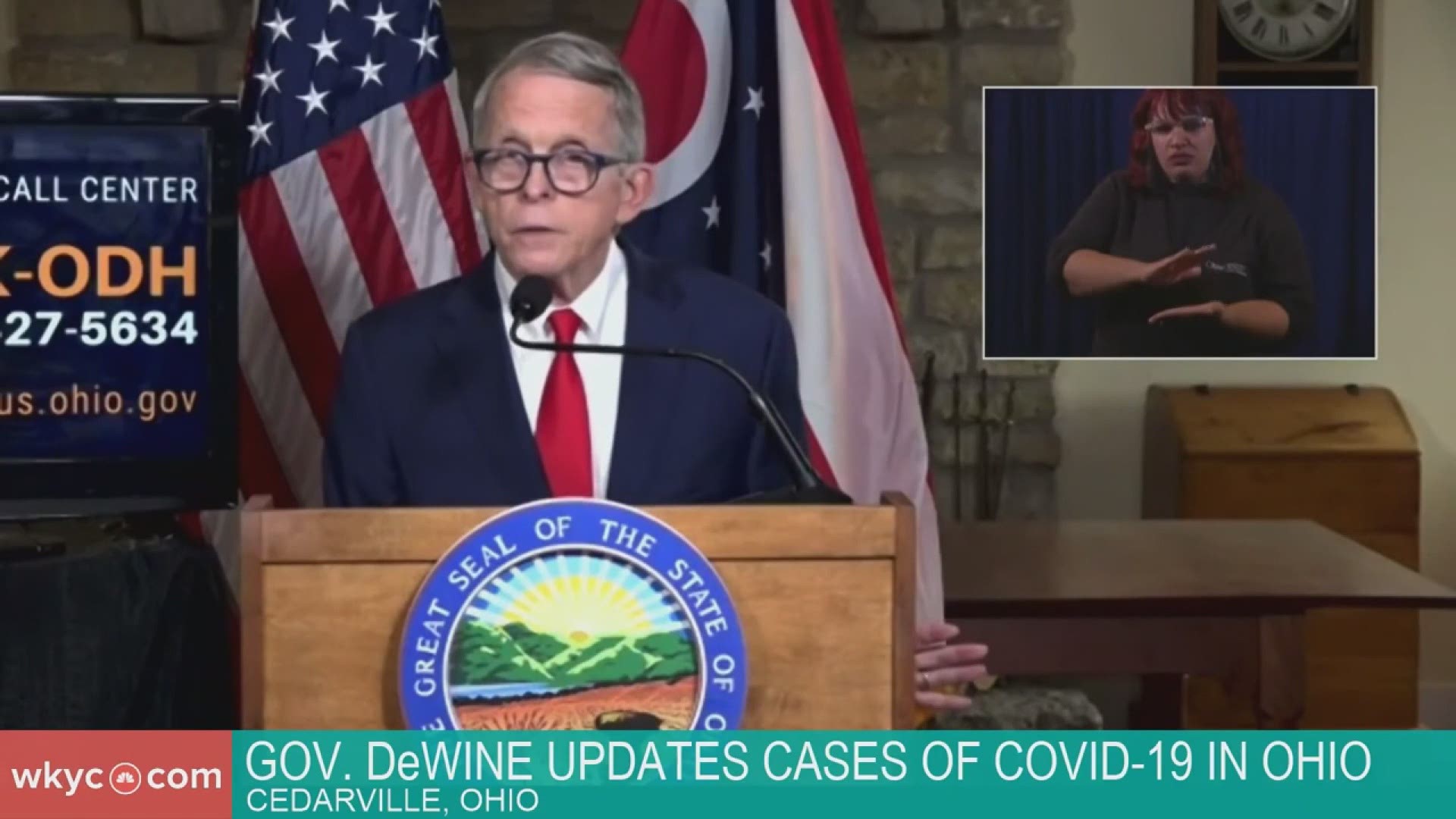 Oct. 20, 2020: Ohio Gov. Mike DeWine was asked if he would consider taking any new action on schools amid the growing COVID-19 cases. Here's what he said.