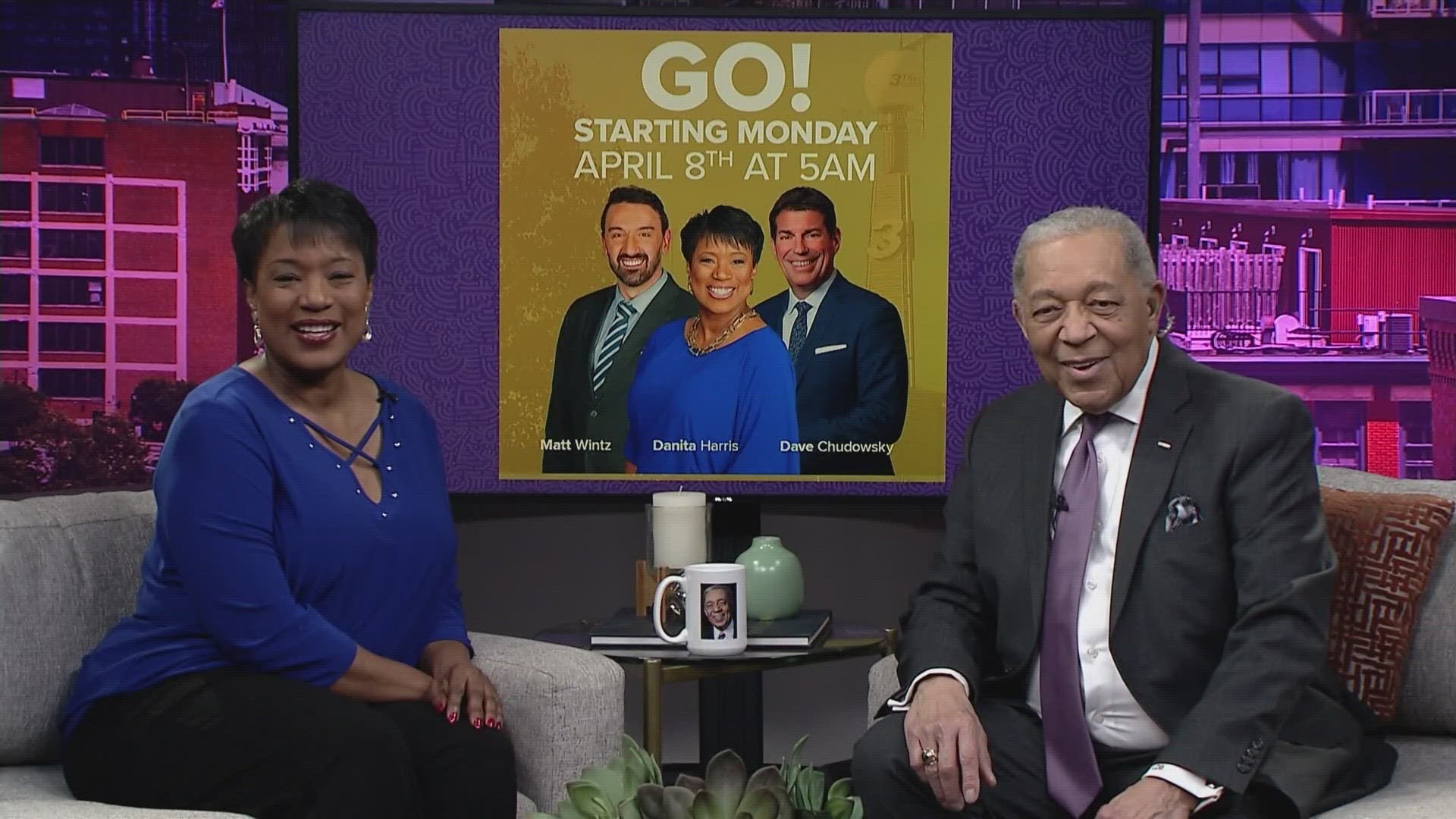Leon sits down with Danita Harris, who is joining the GO! Team weekdays at 5AM, and they talk about her joining 3News and her organization SHINE.