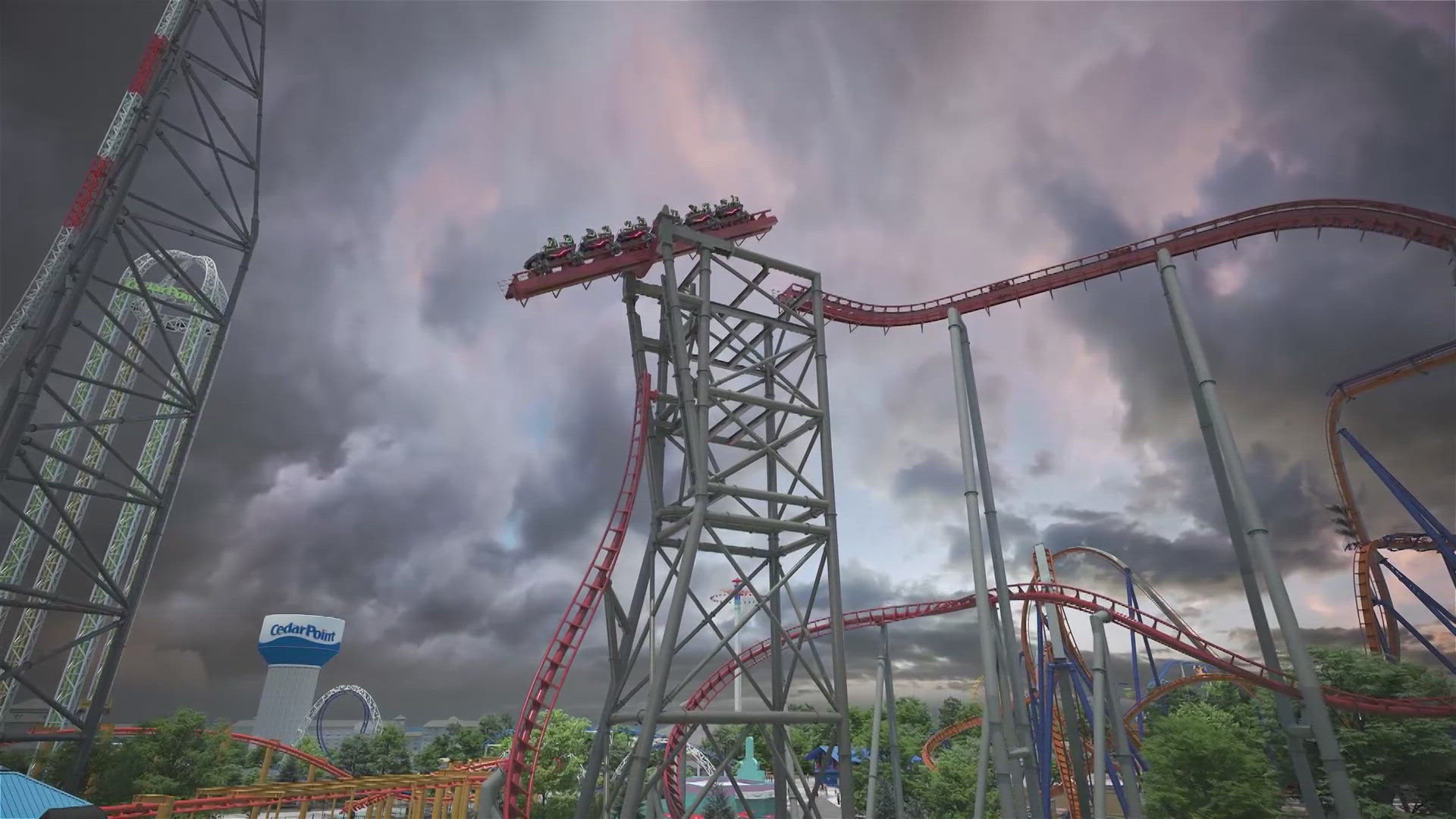 Siren’s Curse, which will be located across from the Iron Dragon coaster, is described as the tallest, fastest and longest tilt roller coaster in North America.