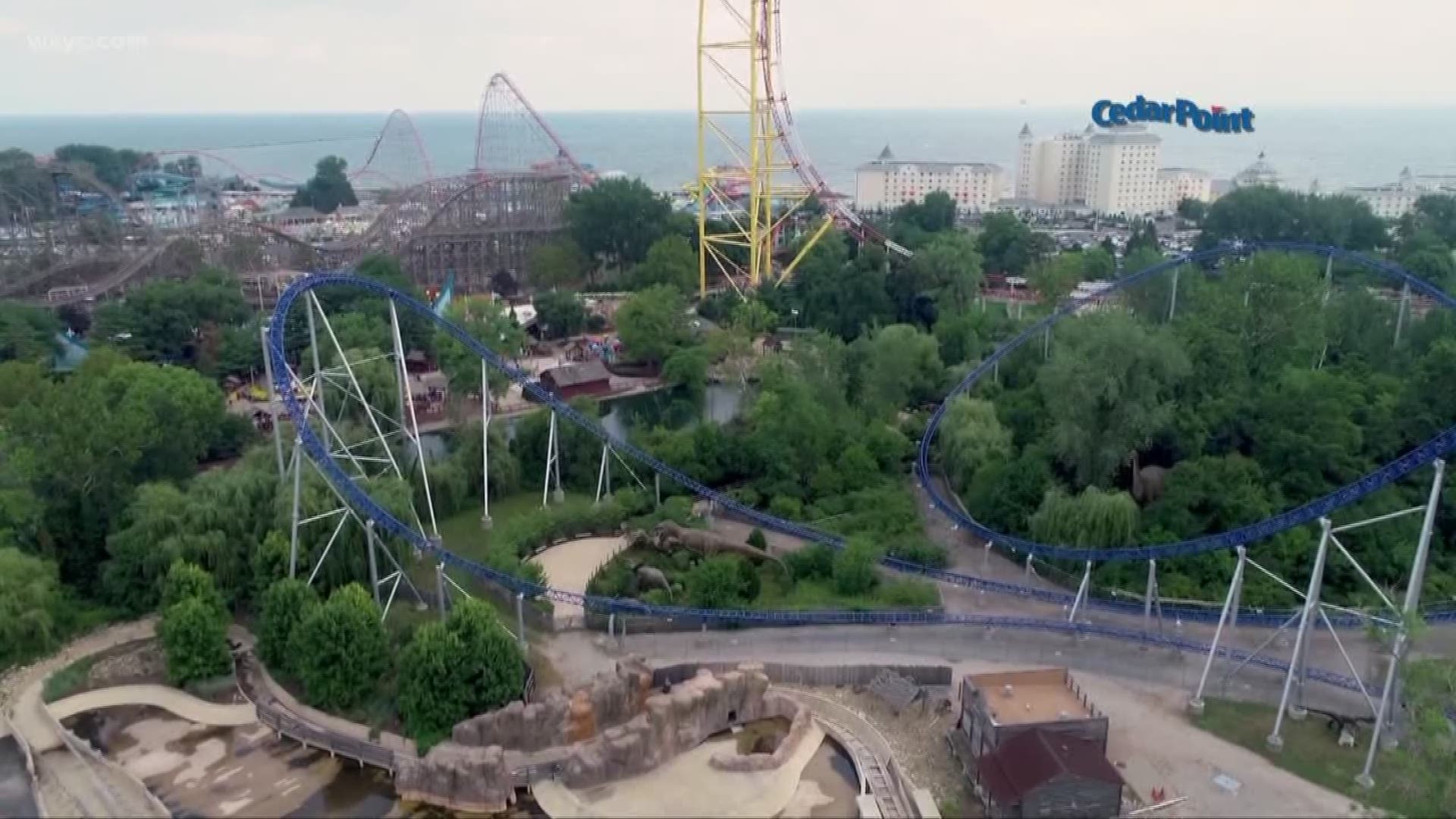 May 3, 2019: Cedar Point offers a very unique tour experience on certain mornings that takes you to the top of the Valravn roller coaster.