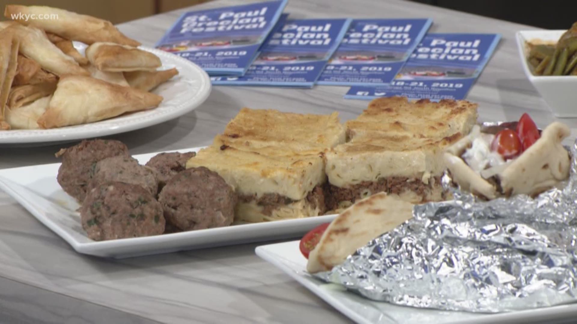 July 17, 2019: Greek goodness! We're cooking up some traditional Greek foods ahead of this weekend's annual St. Paul Grecian Festival in North Royalton.